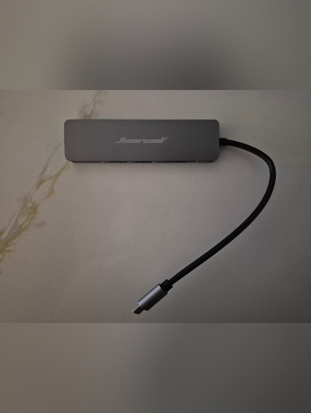Hiearcool 7-in-1 USB C Hub, USB C Dongle Compatible for MacBook, Space Gray
